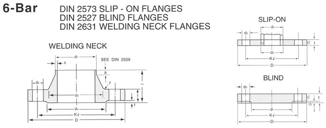 DIN 6 BAR FLANGE DRAWING, JINAN LINKIN TRADE CO., LTD